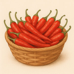 Piment long rouge